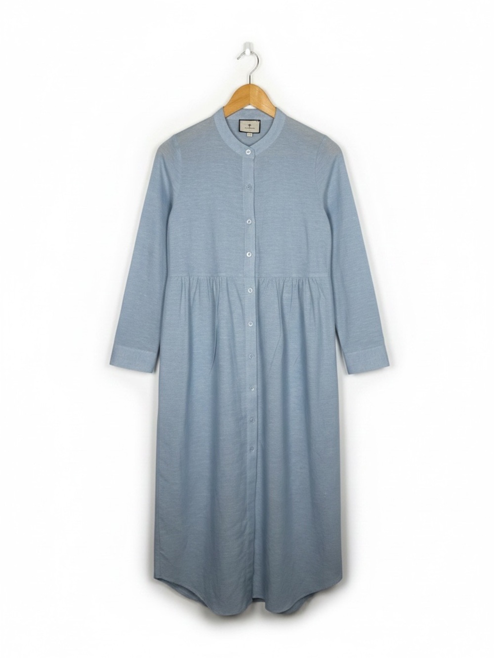 Tuckernuck Blue Linen Blend Button Front Maxi Dress XS/ Small - Picture 2 of 8